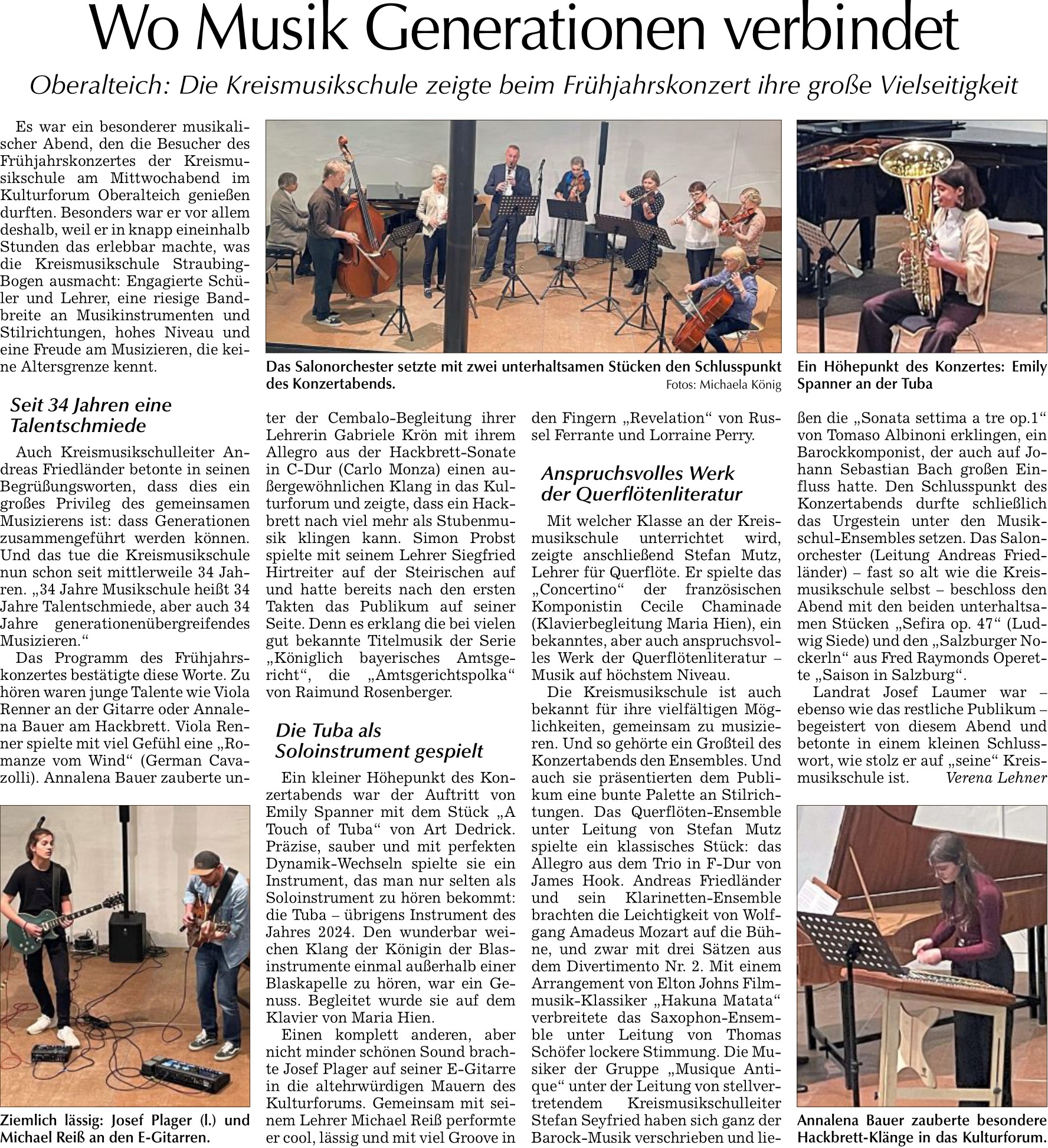 Wo Musik Generationen verbindet