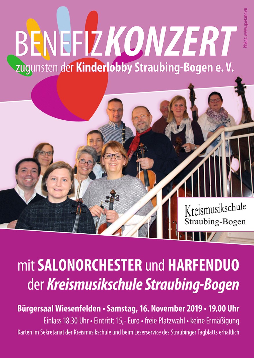 Benezifkonzert zugunsten der Kinderlobby Straubing-Bogen e.V.